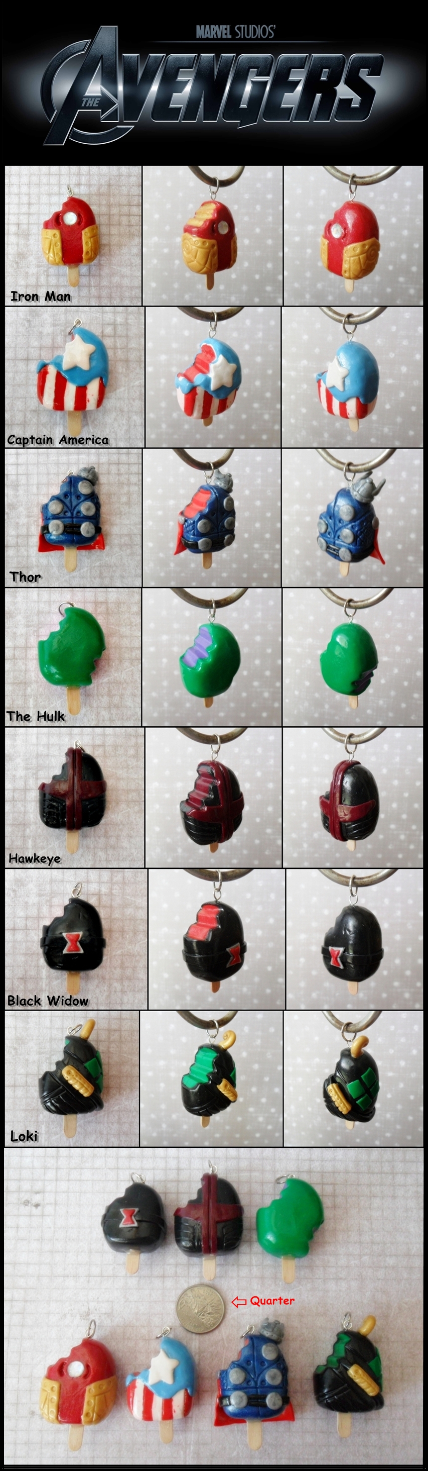 Avengers Popsicles