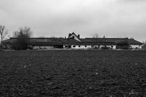 Ruins of Horni dvur farm - the main barn