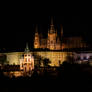 St. Vitus cathedral at night