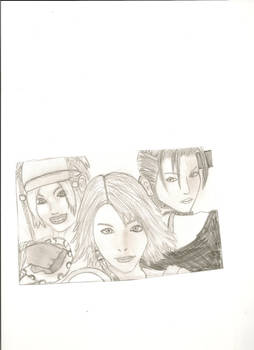 Rikku, Yuna, Paine FF10-2