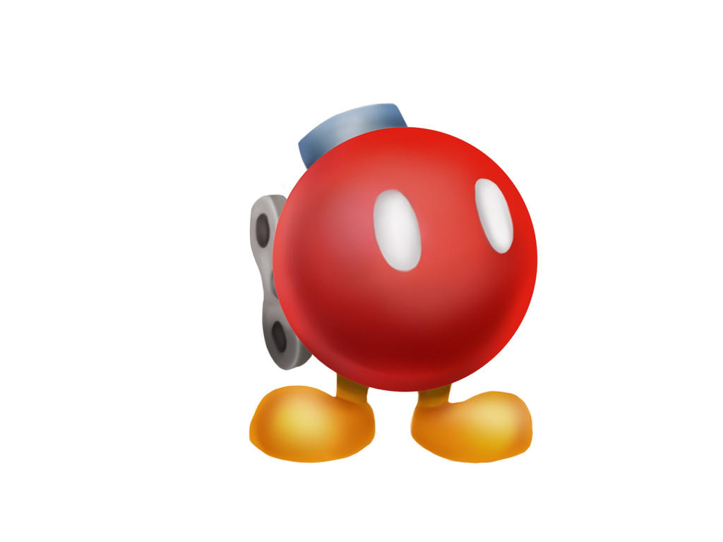 Red Mario Bomb by lotionthenightshade on DeviantArt