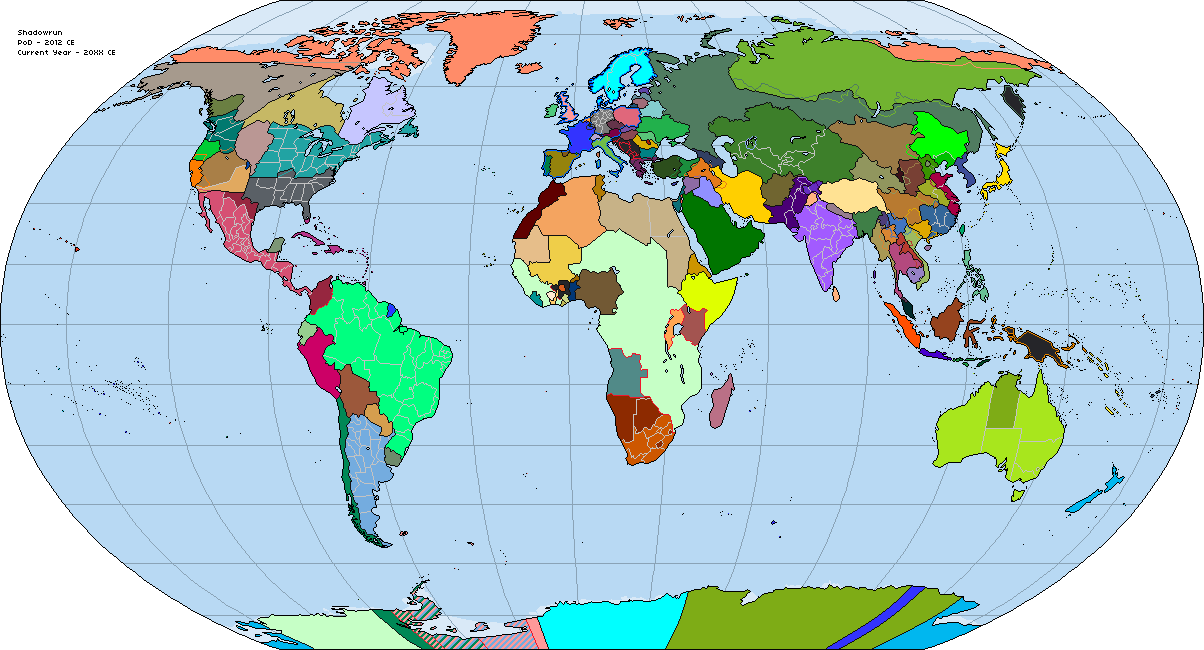 Geopolitical World, Shadowrun Wiki