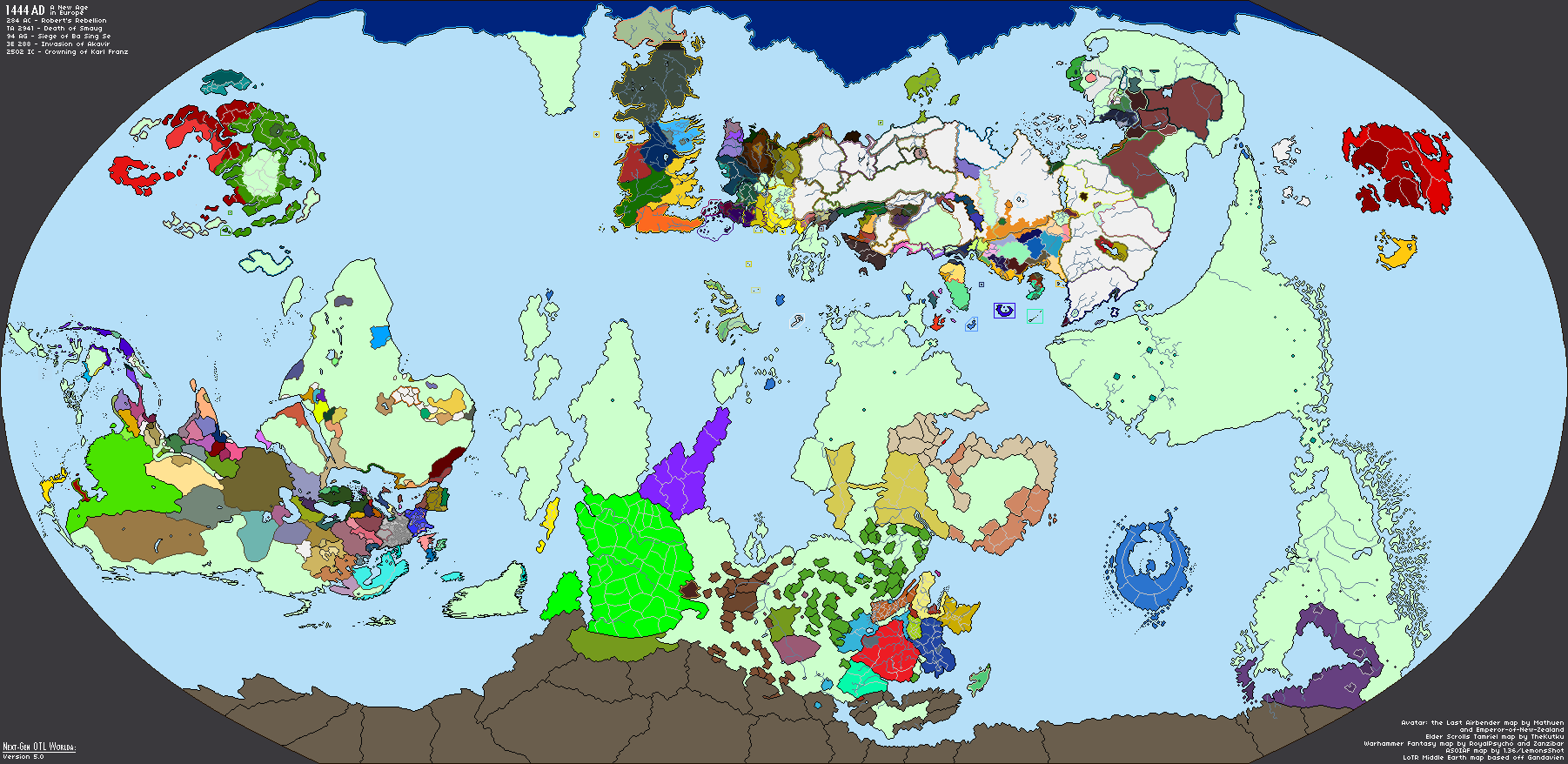 A cursed fantasy multi-crossover (ft. Earth) by Nucleep on DeviantArt