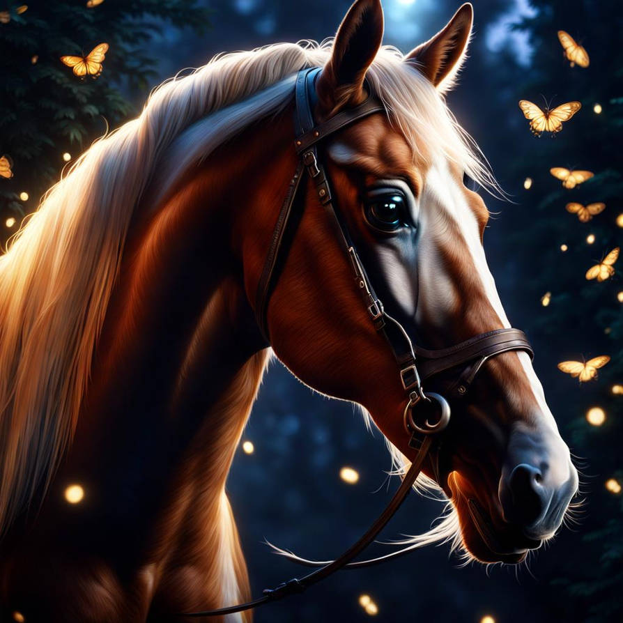 Palomino Horse by Alyarie on DeviantArt