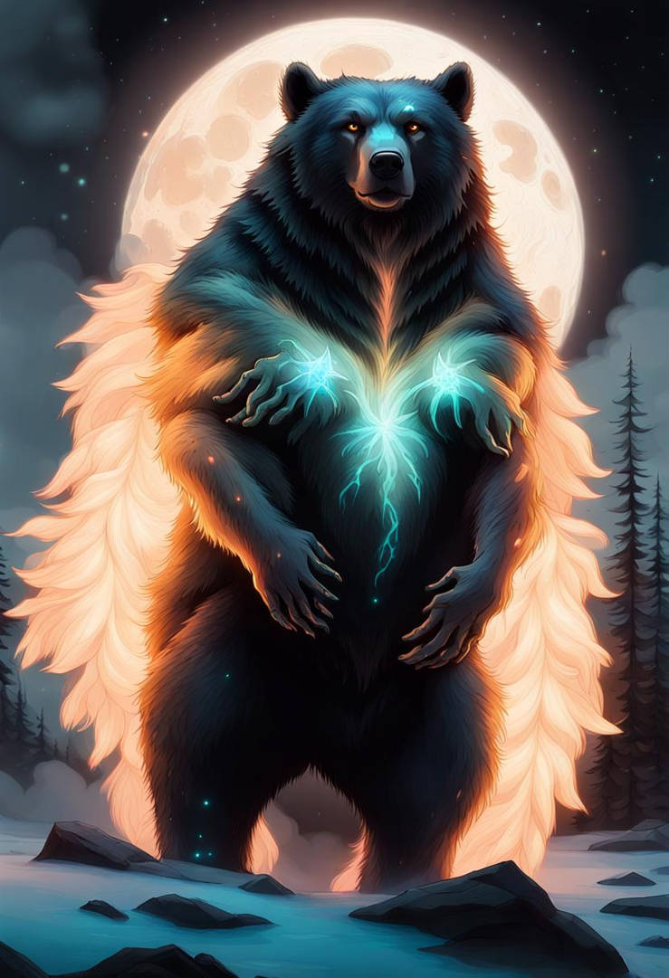 Transitioning Werebear by Alyarie on DeviantArt