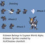 Kidomon Sprite sheet