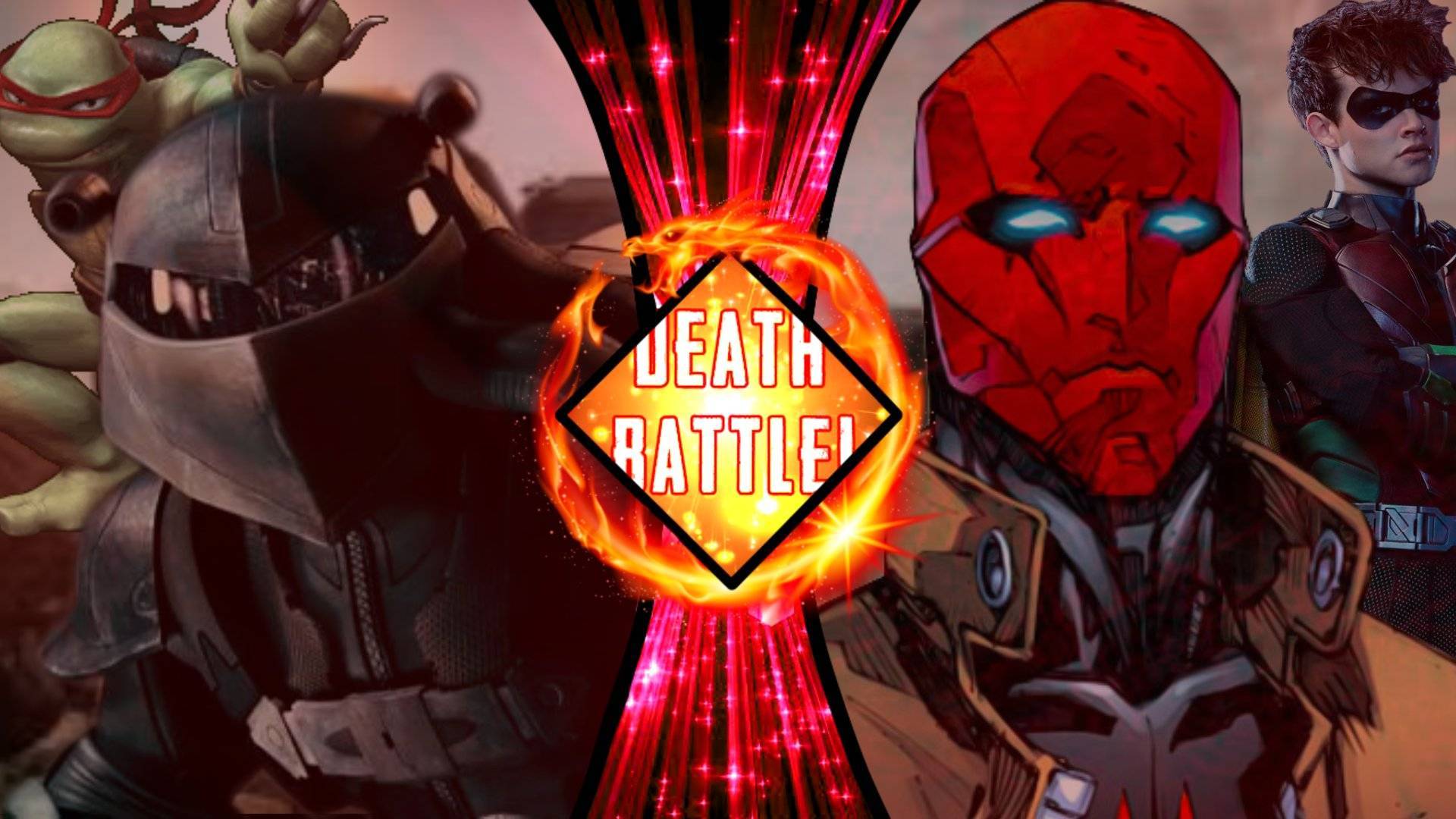 Nightwatcher/Raphael vs Red Hood/Jason Todd. by JacobSpy on DeviantArt