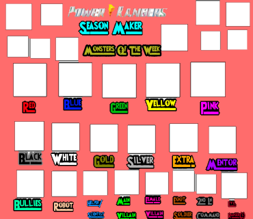 Make Your Own Power Rangers Season Template. by JacobSpy on DeviantArt