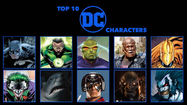 My Top 10 Favorite DC Characters
