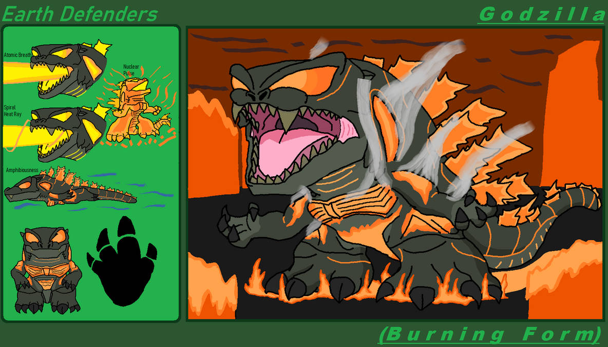 Godzilla Fire Form KaijuVerse Era - Godzilla (Burning Form) by bigal110500 on DeviantArt