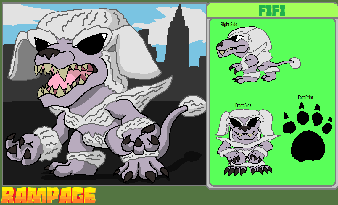 Deviantart Rabbit Rampage RAMPAGE - Fifi by bigal110500 on DeviantArt