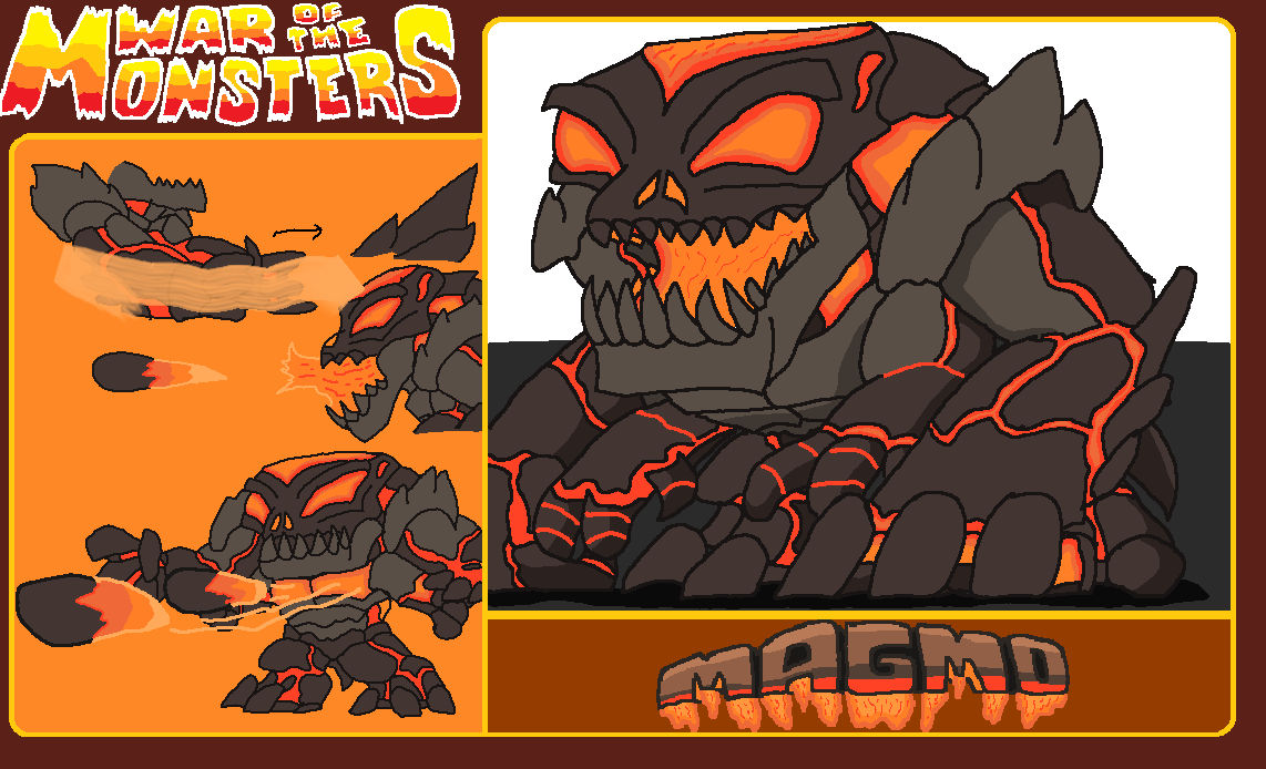 War of the Monsters - Magmo by bigal110500 on DeviantArt