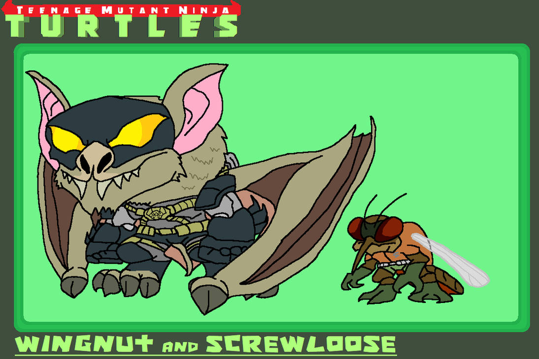 Wingnut TMNT - Wingnut and Screwloose by bigal110500 on DeviantArt
