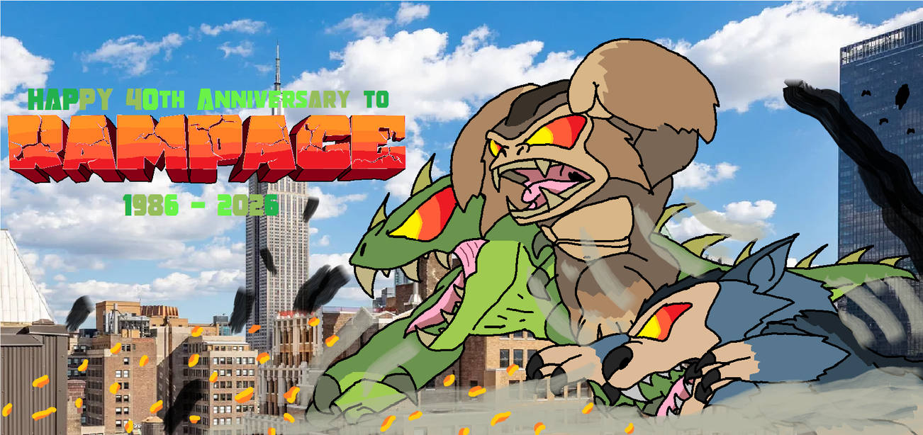 Happy 40th Anniversary of Rampage - (1986 - 2026) by bigal110500 on ...