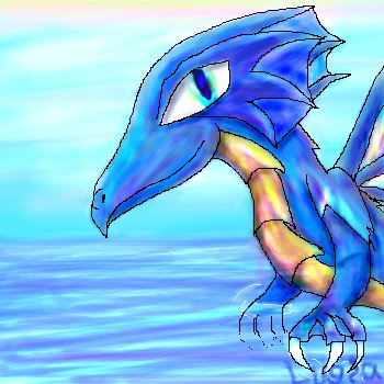 Colorful Water Dragon