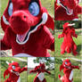 Skrom the Red Dragon Fursuit - Kemono Style (2018)