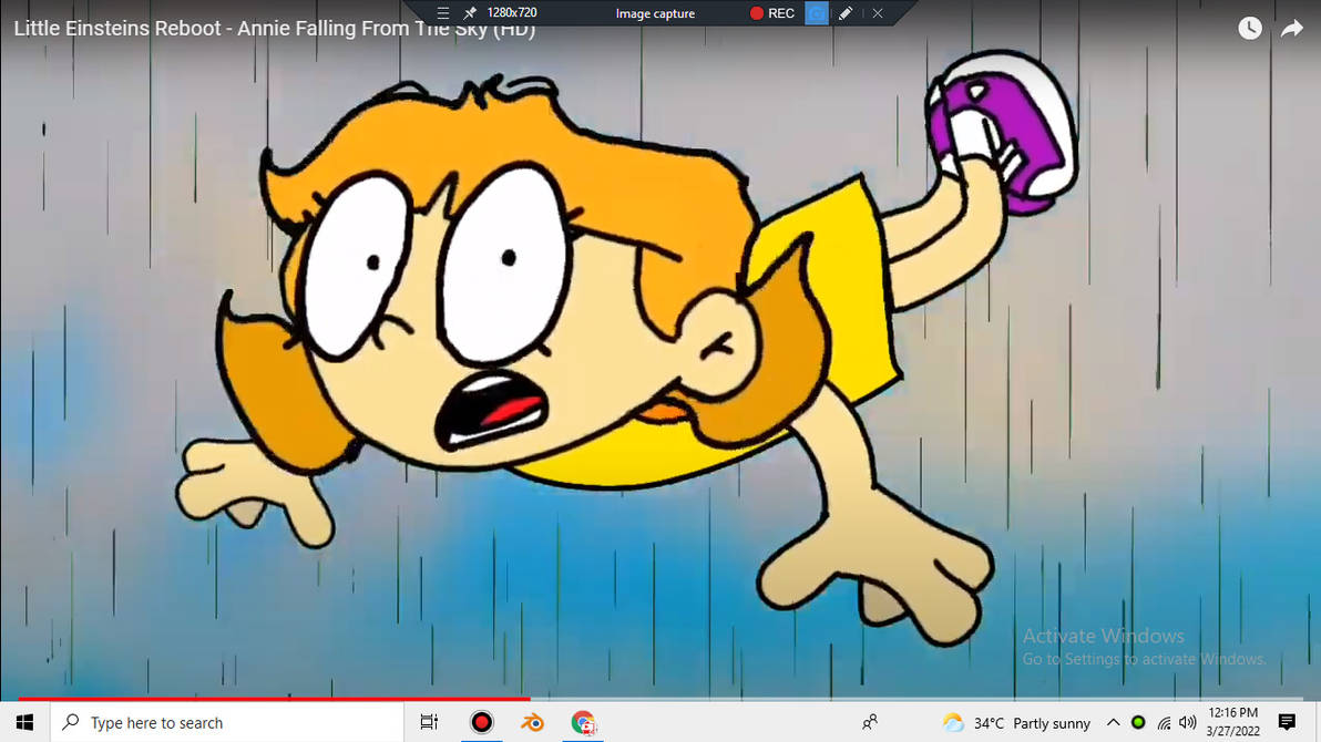 Annie Falling from the Sky by YoutubeGuytheArter on DeviantArt