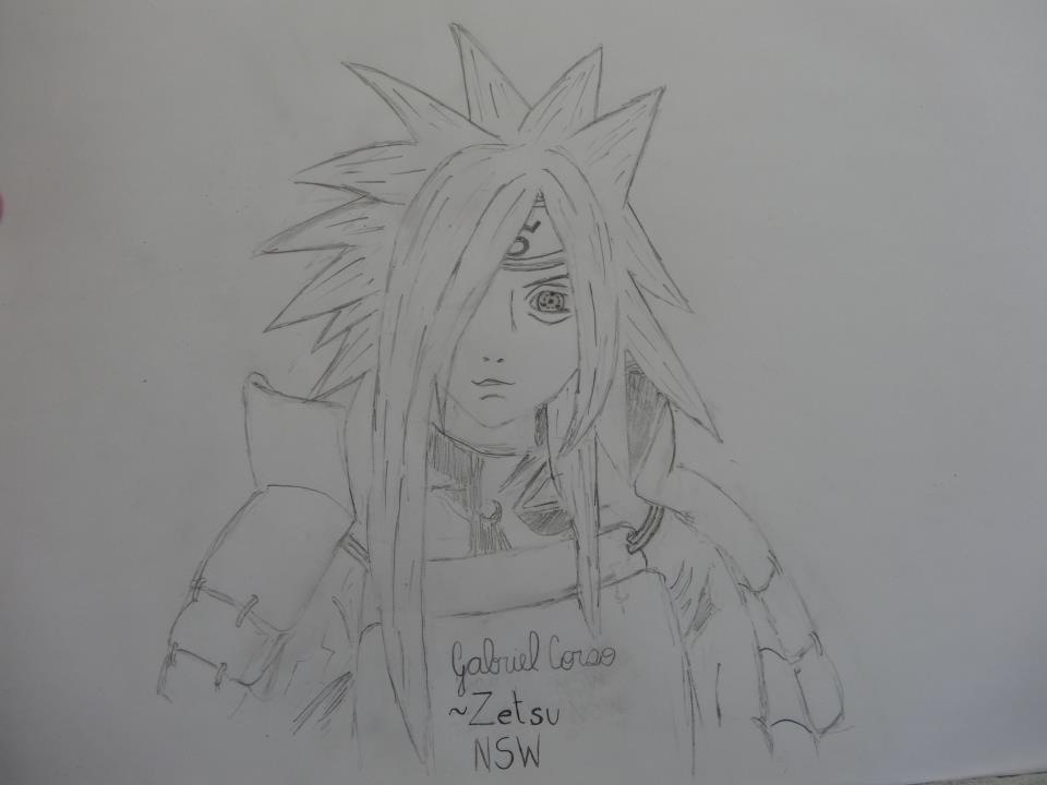 Desenho de Madara Uchiha para colorir