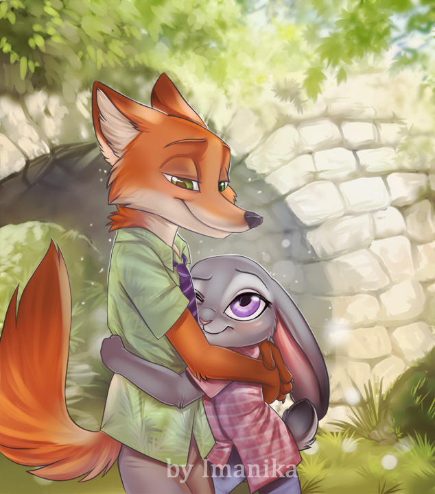 Nick and Judy Zootopia fanart