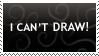 I Can't Draw Stamp by psychol-bob