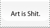 The True Meaning of Art stamp