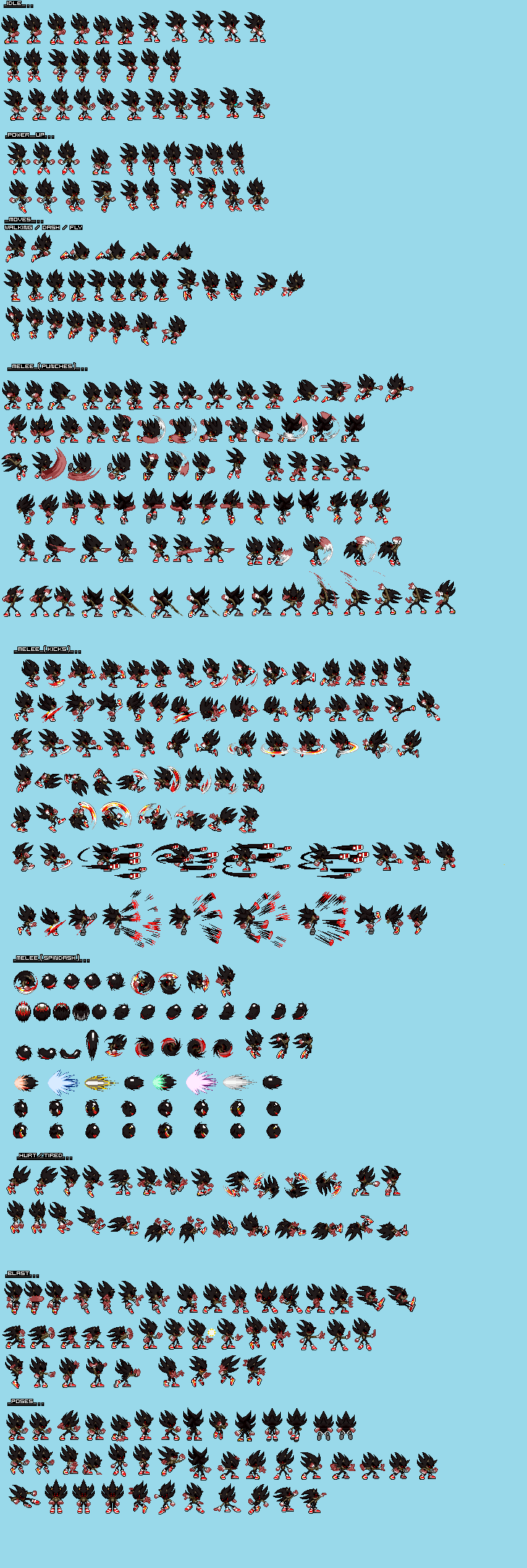 Super Tails 3 or Turbo Tails sprites sheet update by Phantom644 on  DeviantArt