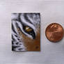 Miniature tiger painting