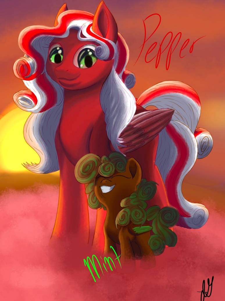 Mlp Pepper MLP x Food #3 - Pepper Mint by Loturia on DeviantArt