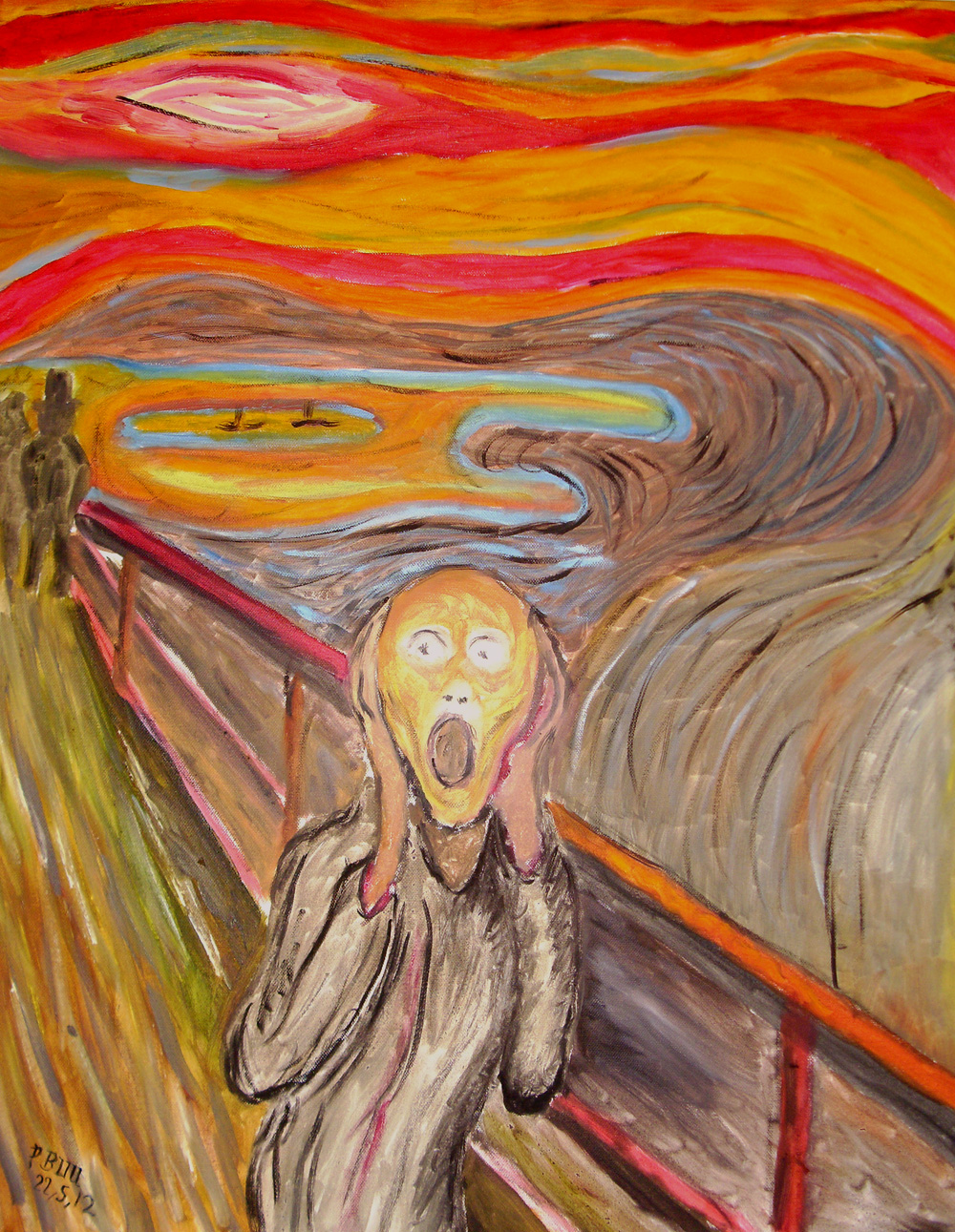 The Scream, Inspired by Munch by Paul Bull