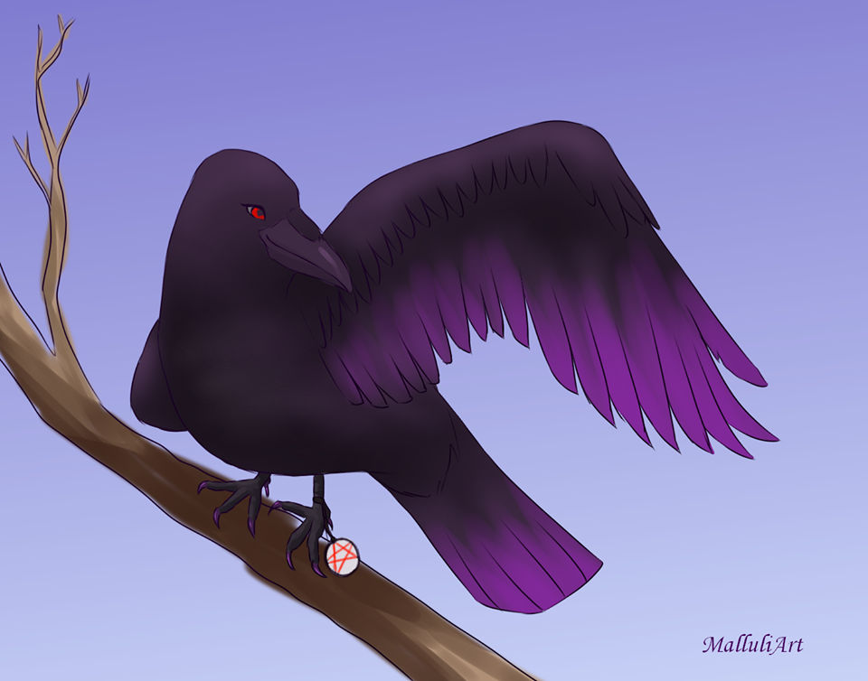 Raven Variations Mythic's Raven Form by BPassion91 on DeviantArt