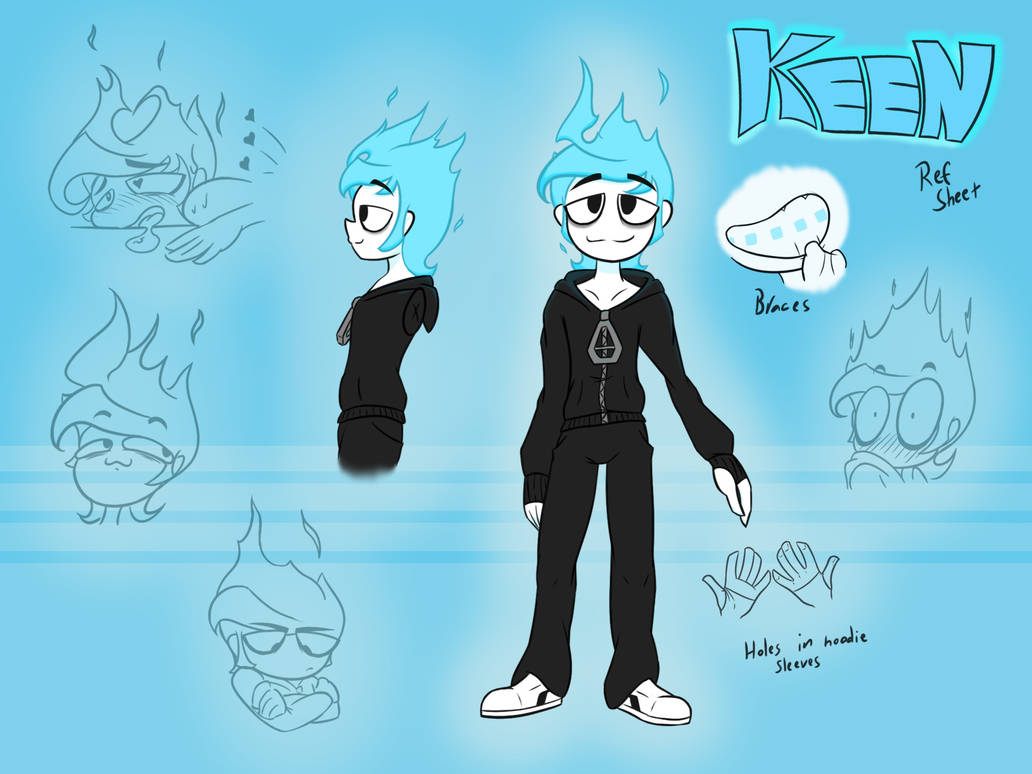Keen Example Drawing Keen ref sheet by KeenobiShinobi on DeviantArt