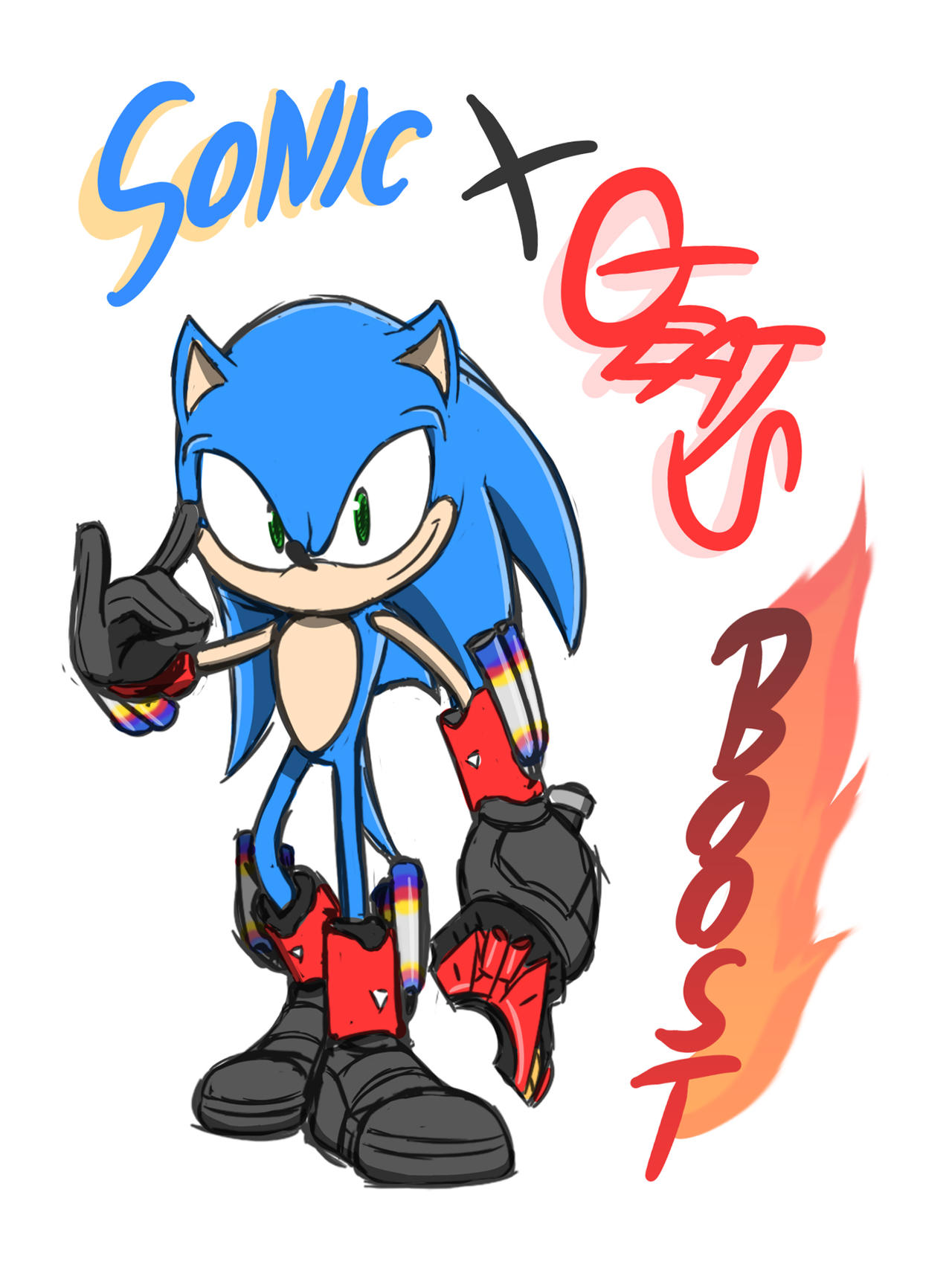 Sonic Boost by KeenobiShinobi on DeviantArt