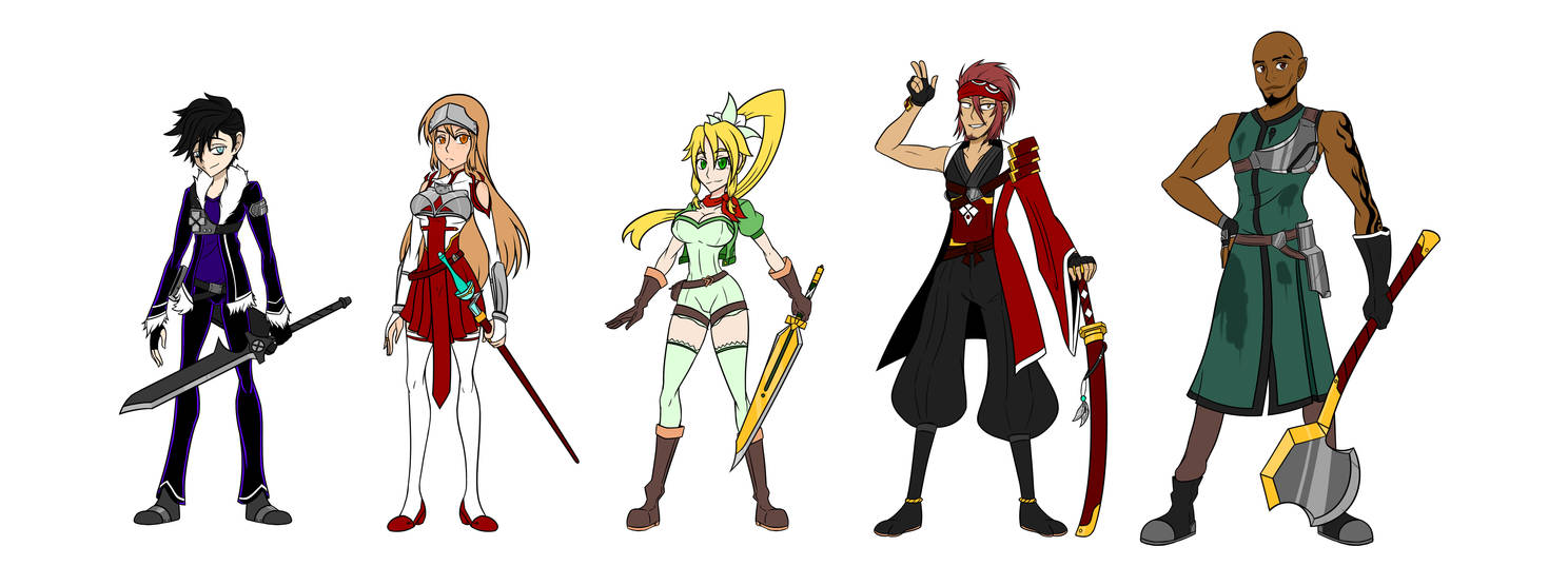 Randomstuff3000 Deviantart Sao SAO redesigns by KeenobiShinobi on DeviantArt