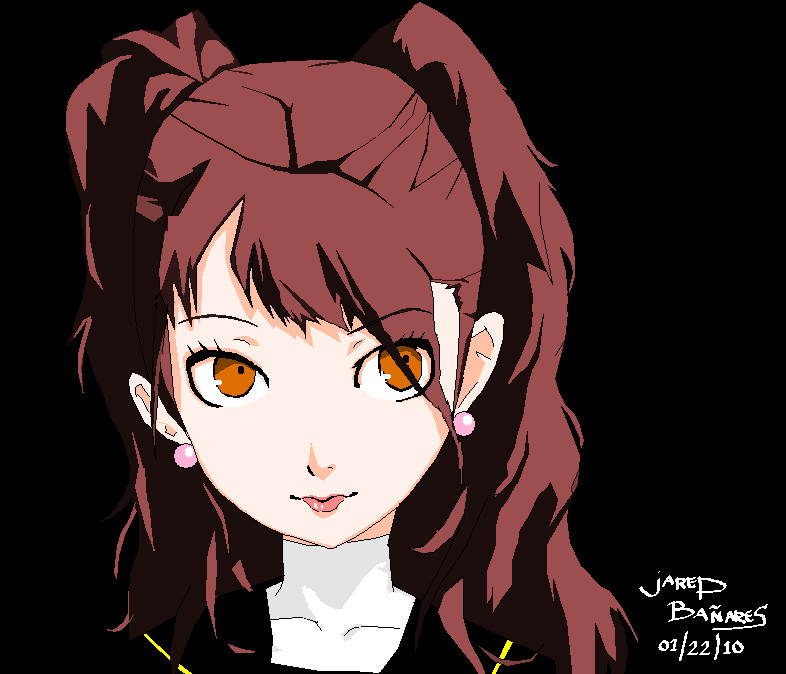 Rise Kujikawa in MS Paint