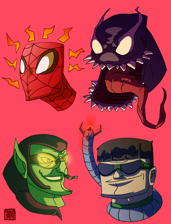 Marvel Heads 4