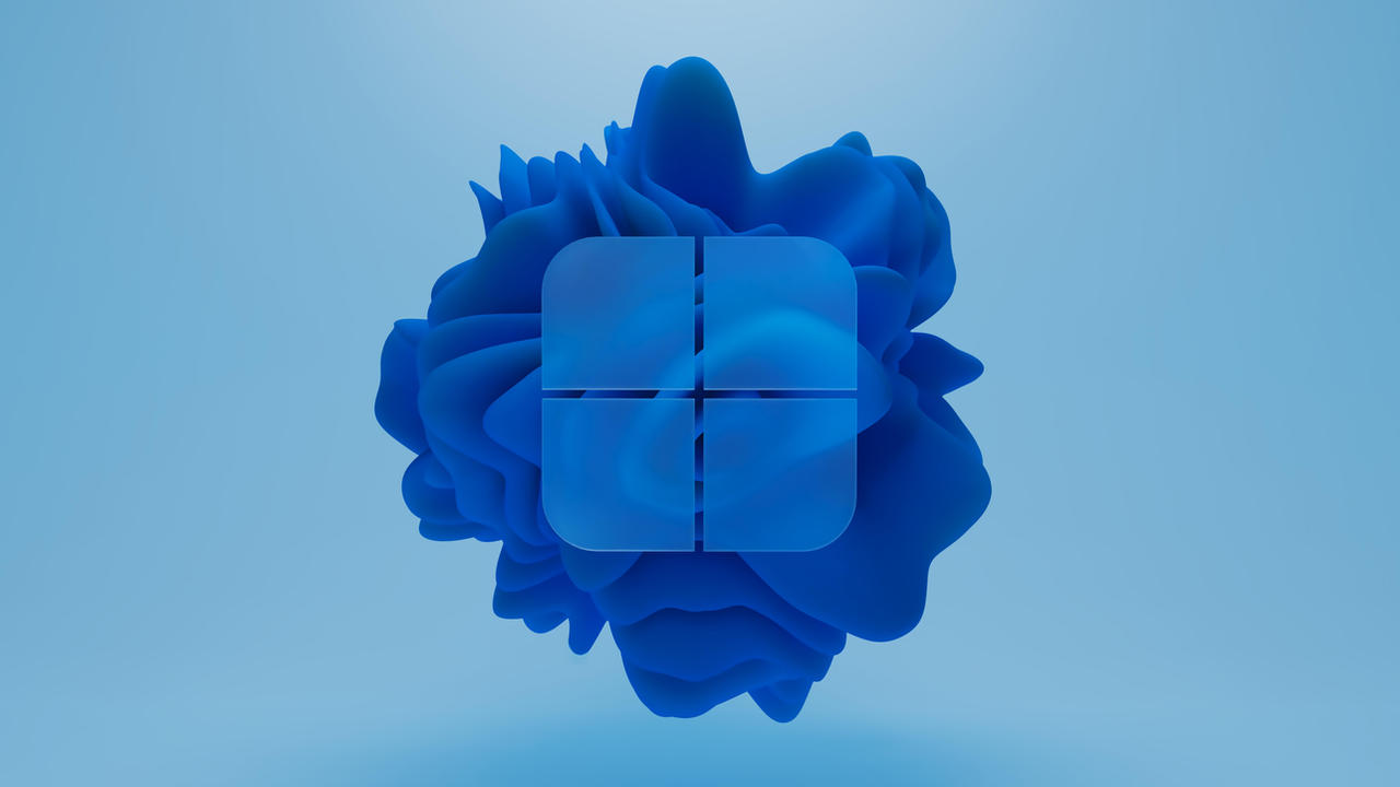 Windows 12 wallpaper color blue-light mode splash by 11sree on DeviantArt