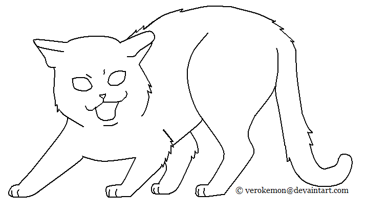 How to draw angry cat 