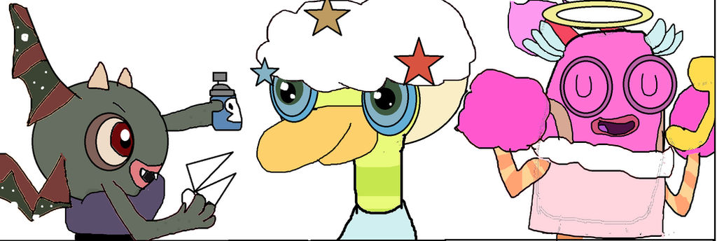 Grumpyre Deviantart POMPOM and grumpyre in Devilish Hairdresser by suckaysuAmigos200 on ...