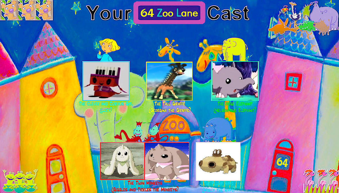 64 Deviantart My 64 Zoo Lane recast by suckaysuAmigos200 on DeviantArt
