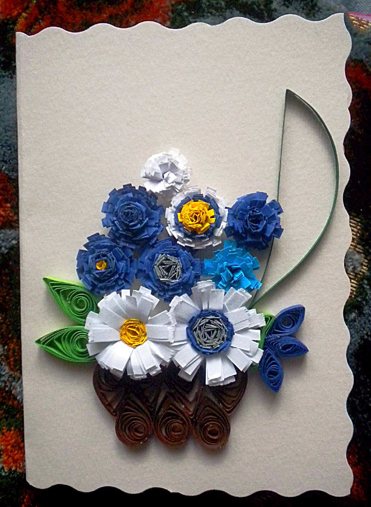Quilled floral arrangement II