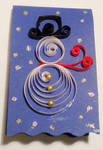 Quilled snowman card by YoyoTheMadScientist