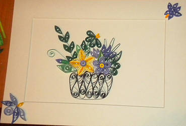 Quilled picture