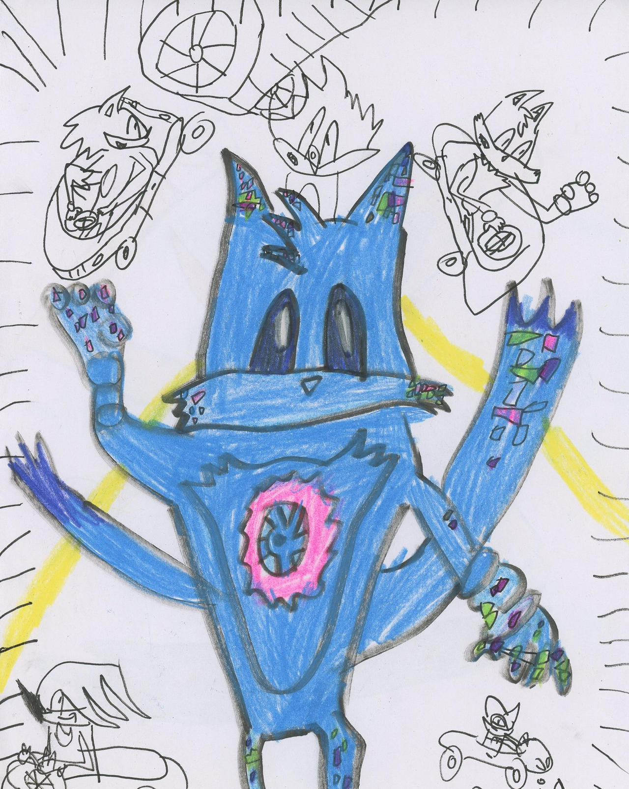 Tails Rival Tails Rival Racer AI Racer Skin by SeaofSerpentine on DeviantArt