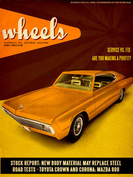 Wheels, cover art