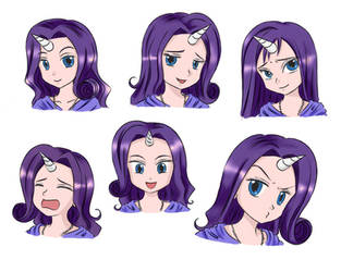 [MLP]Rarity-pony-human-facial expression