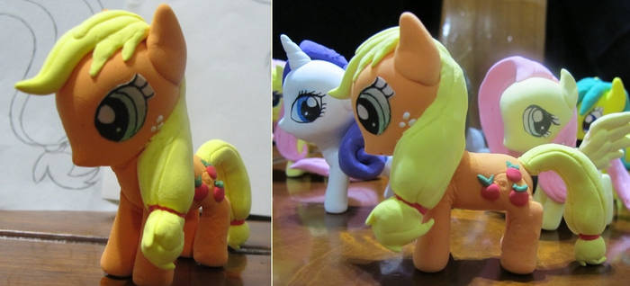 [MLP]Applejack-clay