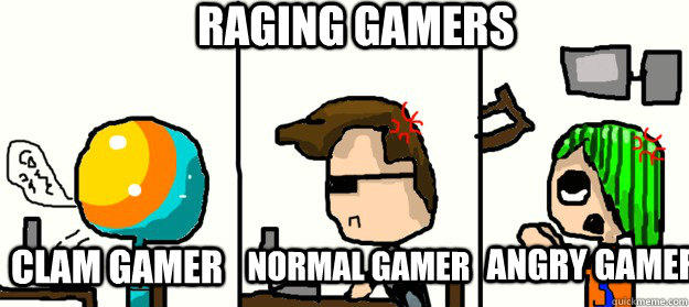 Raging Gamers by Kittygames50 on DeviantArt
