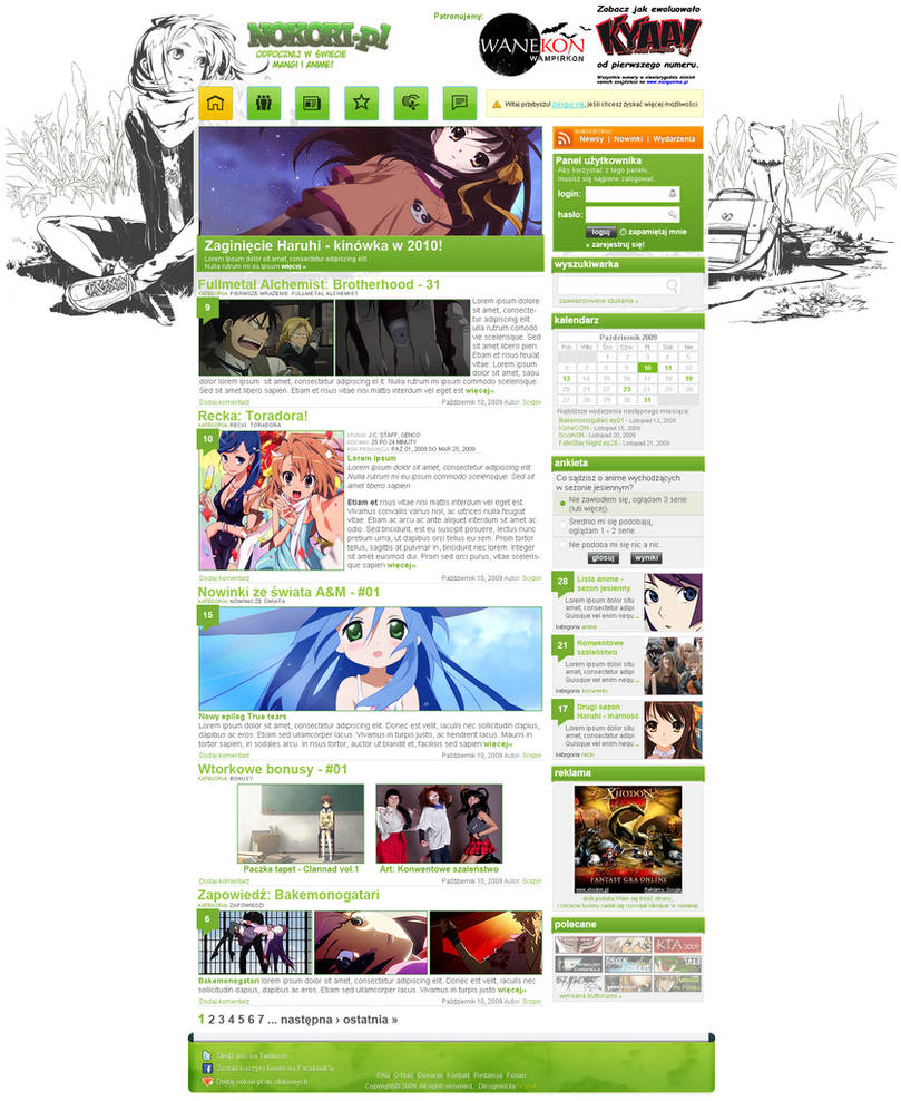 Anime Rant Layout Anime layout by Scyzek on DeviantArt
