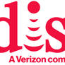 Dish Network logo (with Verizon byline)