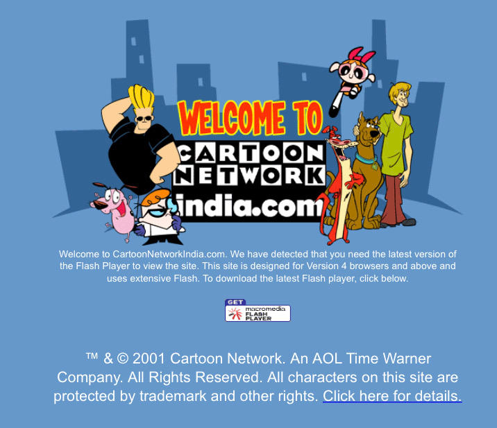 Old website for Cartoon Network India by DannyD1997 on DeviantArt Old website for Cartoon Network India by DannyD1997 on DeviantArt